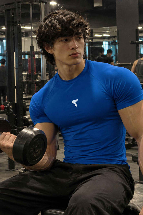 Core Compression Tee (Blue)