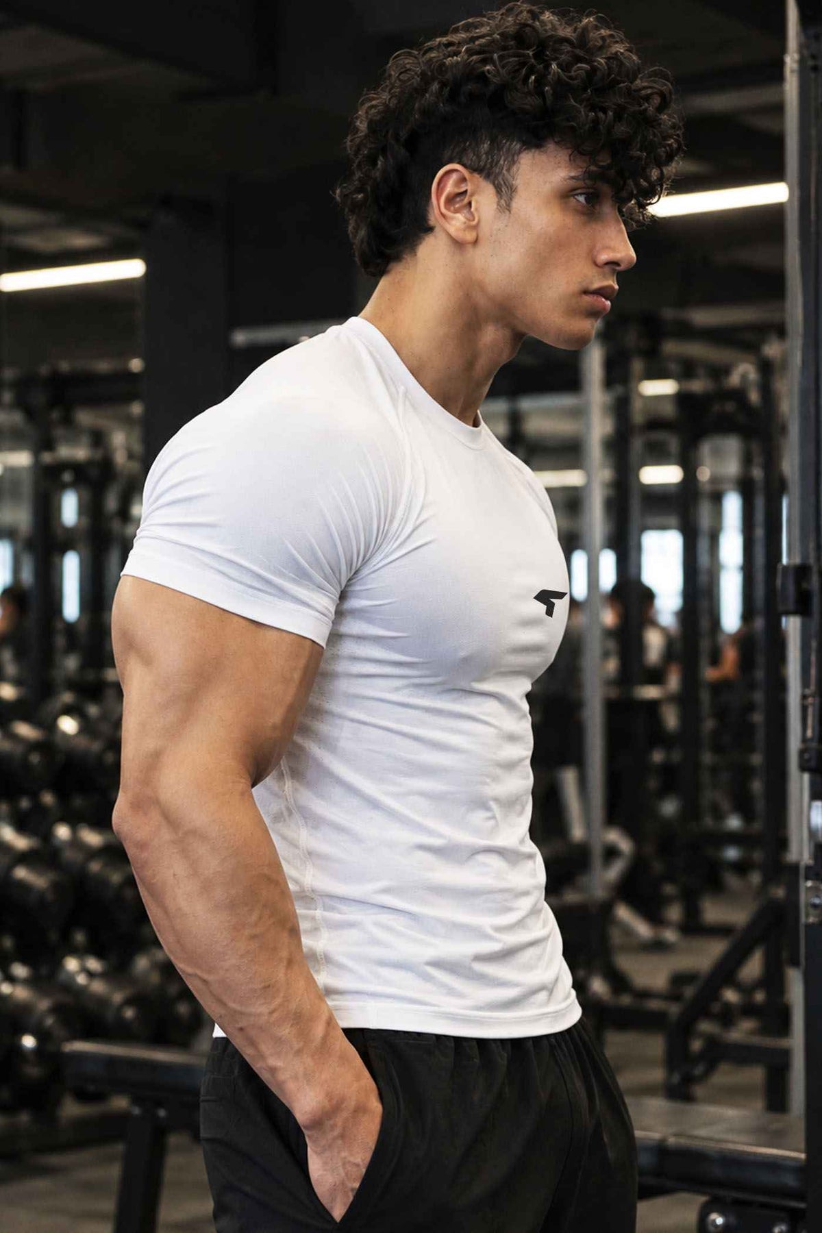 Core Compression Tee (White)